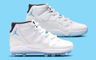 The Air Jordan 11 “Legend Blue” is Available Now in Cleat Form