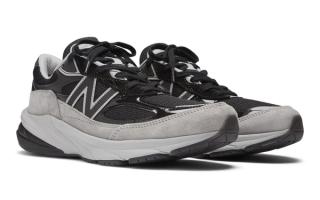 New Balance Surprises with Patent Trim on 990v6 “Black/Grey”
