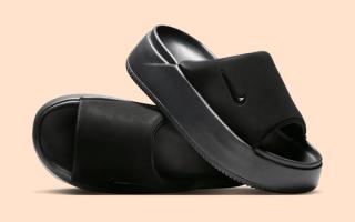 Nike Calm Elevation Slide Surfaces in Stealthy “Triple Black”
