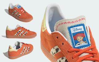 Available Now // Toy Story x Adidas Gazelle "Jessie"
