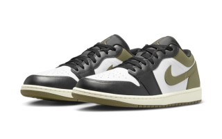 This Air Jordan 1 Low "Medium Olive" is Available Now