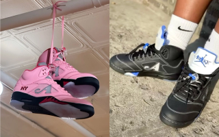 Detailed Look: Awake NY x Air Jordan 5 Retro Collabs