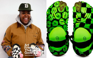 Nina Chanel Abney Brings A Glow-in-the-Dark Finish to the Crocs Pollex Clog